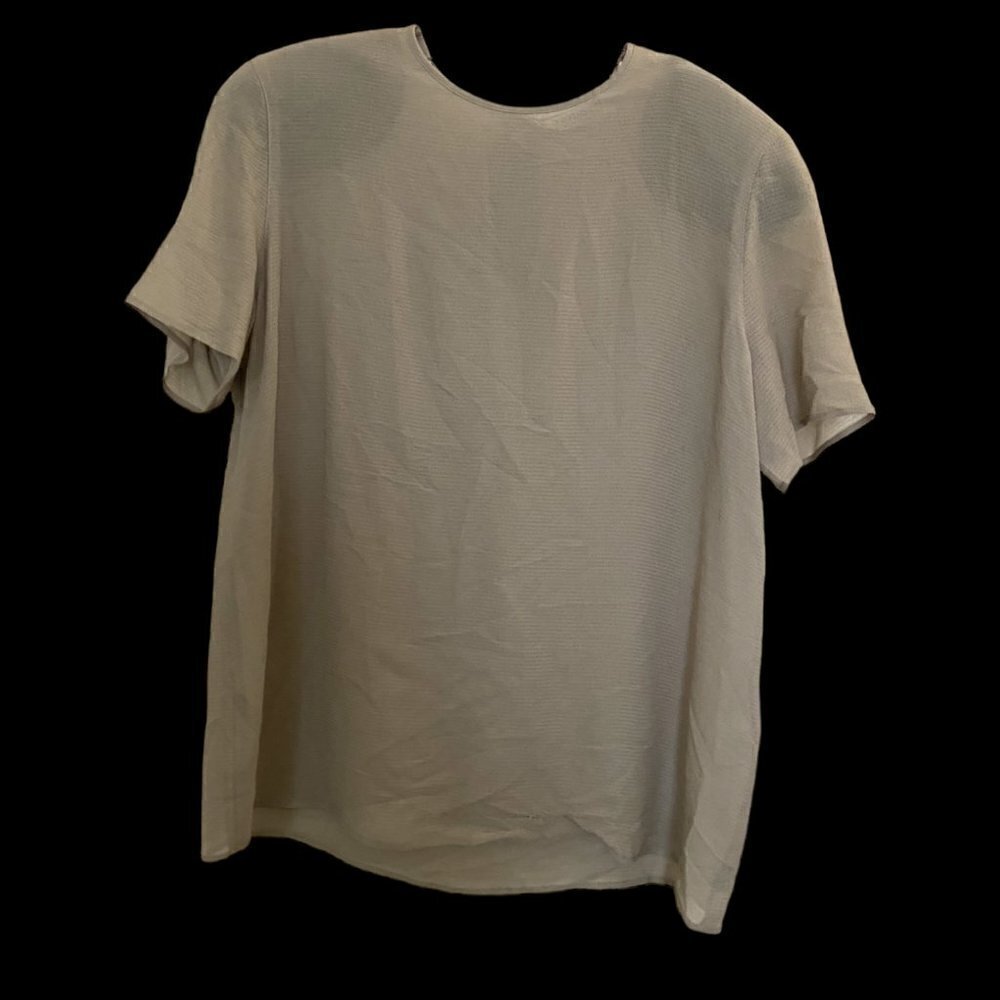 GEORGIO ARMANI taupe blouse